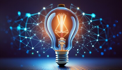 light bulb concept, light bulb, technology, glowing, inspiration, innovation, creativity,  on dark background