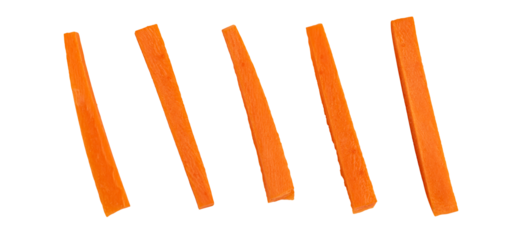 Stick carrot isolated
