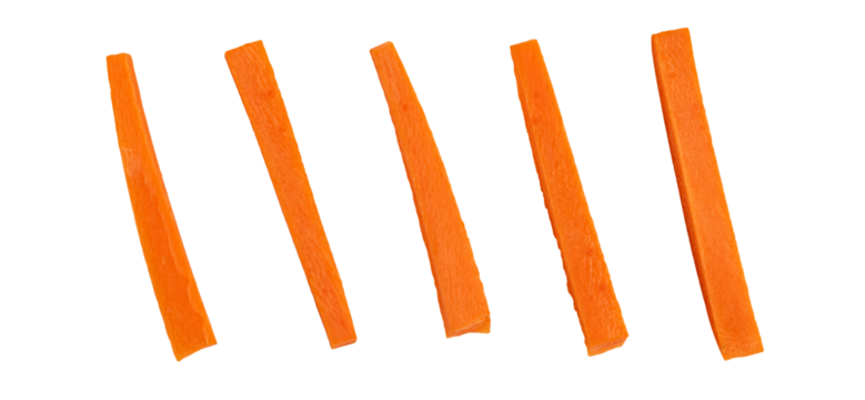 Stick carrot isolated