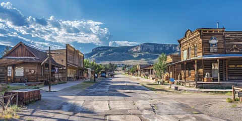 Historic western town located in the US.