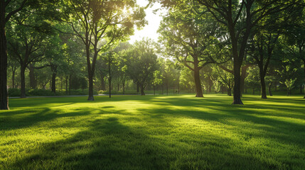 Obraz premium Green park