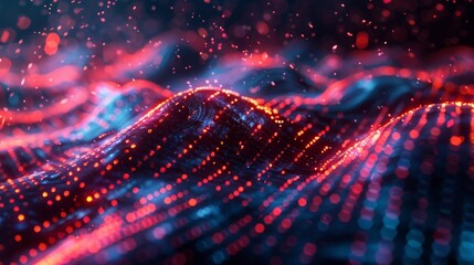 Obraz premium Business and technology background, stock market reports, economic growth graphs, and generative artificial intelligence