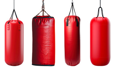 Punching bag png cut out element set