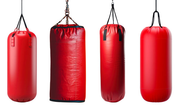 Punching bag png cut out element set