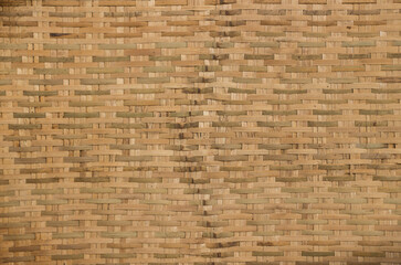 close up rattan bamboo pattern background for retro textured design