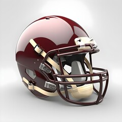 Fototapeta premium football helmet isolated on white