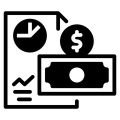 Statistic solid icon symbol sign from modern Revenue collection in solid style for mobile concept and web apps design. Business and finance related vector line icon.