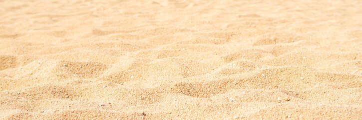 Sand Beach Background Close up Texture Summer Desert Zen Garden Coast Ocean for Vacation, Hot Summer Tropical Scene Chill Nature, Summer Time Yoga Holiday Dune Pile Dry Brown Heap Particle.