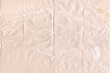 Old parchment paper sheet vintage pattern or  brown, crumpled, texture isolated on empty background.