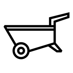 Wheelbarrow icon