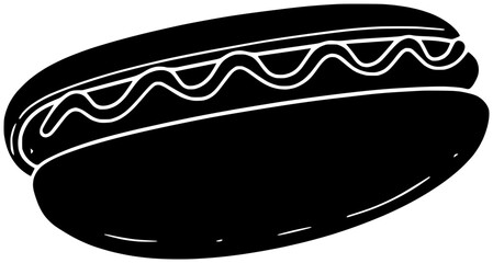 food illustration sausage silhouette meat logo meal icon hotdog outline lunch beef bread eat roll bun stick homemade snack shape pastry bakery chopstick for vector graphic background