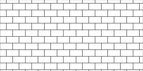 Obraz premium White brick wall background. Architecture construction stone block brick wallpaper. seamless building cement concrete wall grunge background. 