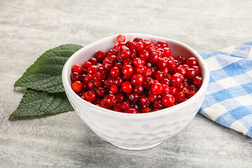 Ripe sweet wild organic cowberry