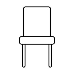 Chair icon vector. Armchair illustration sign. Furniture symbol or logo.