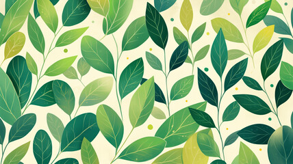green leafy background with green leaves