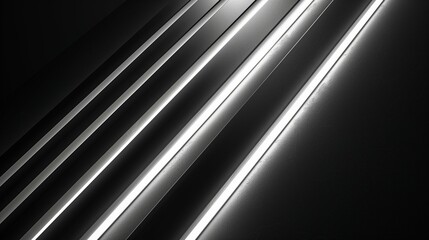 Modern Minimalist Background with Ample Black Space and Simple White Lines for Sleek Contemporary Designs