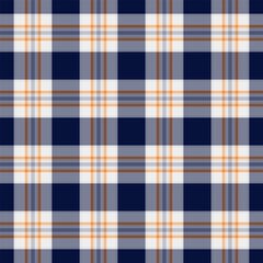 Pattern plaid tartan of textile check texture with a fabric background seamless vector.