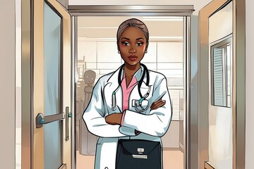 Woman doctor
