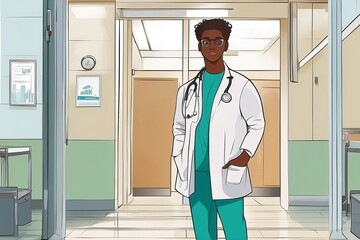 doctor in corridor