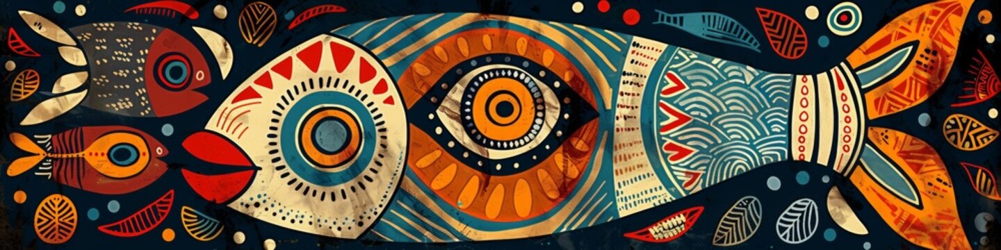 National patterns of the indigenous people of Fiji