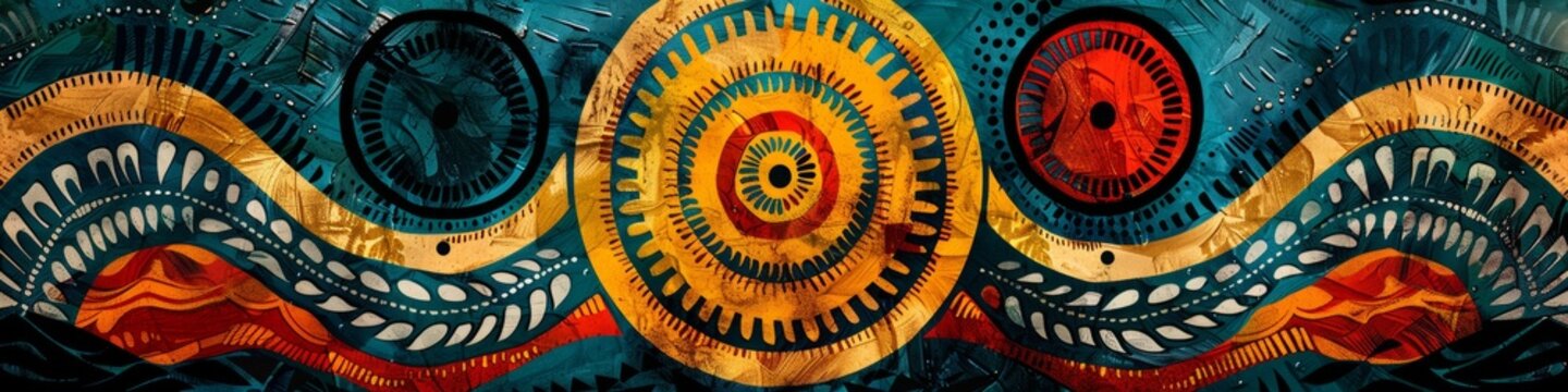 Traditional pattern of the indigenous people of Fiji