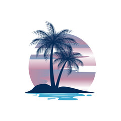Beach Logo Design Image