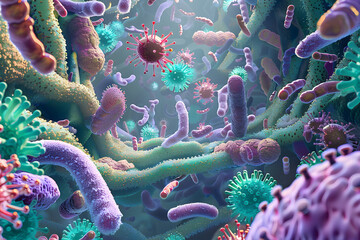 Delve into the complex ecosystem of the gut microbiome