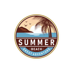 Beach Logo Design Image