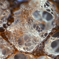Marvel at the intricate web of keratinocytes