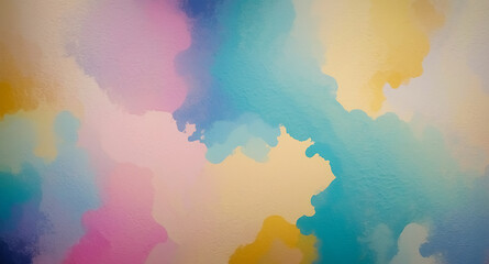 Obraz premium Abstract Watercolor Background with Pastel Colors