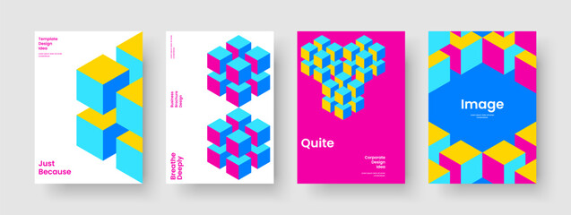 Obraz premium Creative Brochure Template. Isolated Background Layout. Abstract Poster Design. Business Presentation. Flyer. Report. Book Cover. Banner. Advertising. Brand Identity. Notebook. Leaflet. Magazine