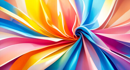 Abstract Colorful Swirling Pattern