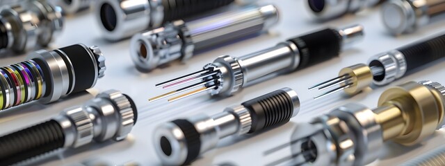 Diverse Fiber Optic Cable Connectors for Advanced Telecommunication and Network Solutions
