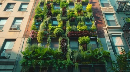 Urban Oasis Vertical Garden Community Project Blooming with Sustainable Living and Local Food Production