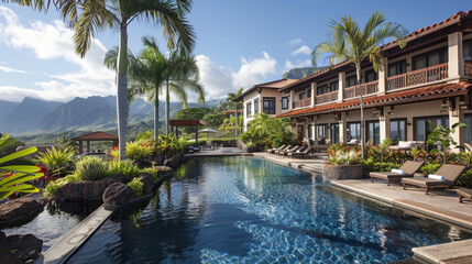 Experience warmth, comfort, and exceptional service at a luxurious hotel or resort.