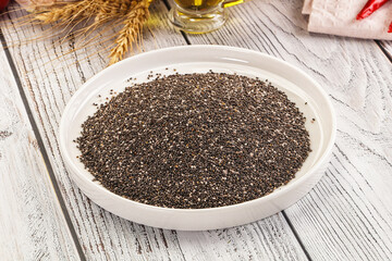 Vegan cuisine - Chia seeds for cooking