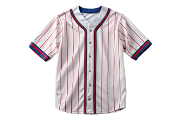 Baseball Shirt isolated on a transparent background