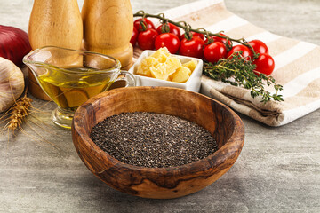 Vegan cuisine - Chia seeds for cooking