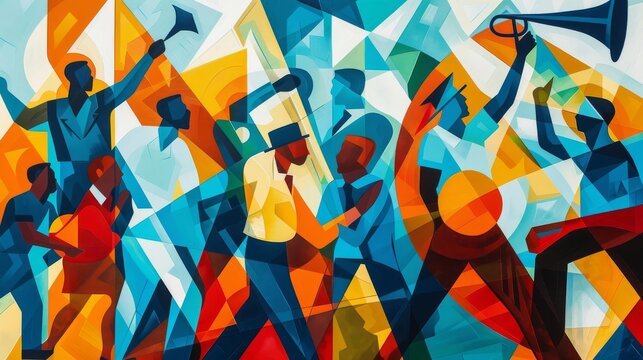 Vibrant depiction of Labor Day contributions with workers demonstrating their impact, energetic and bold