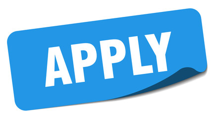 apply sticker. apply label