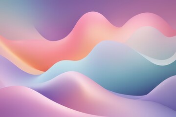 Inspired by MAC-OS modern abstract wallpaper with soft gradient transitions, mutes, pastels, and hues in a cold color