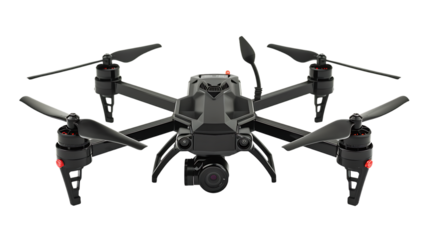Drone isolated on transparent background