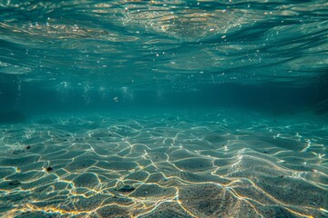 Ocean water under sun