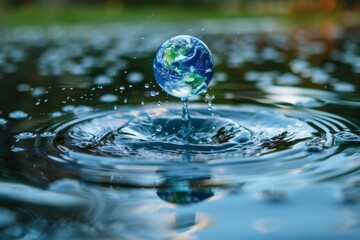 Globe float water pond arafly