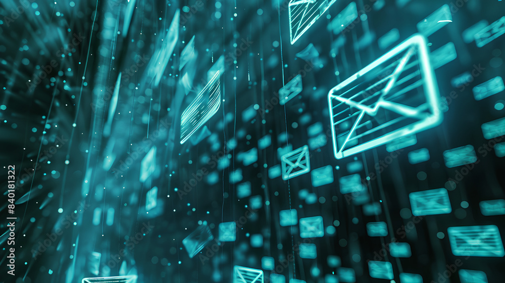 Poster unknown emails screenshots or visual representations of email inboxes flooded with unknown or suspic