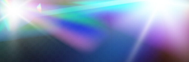 Light,rainbow, crystal, reflection, effect,vector illustration.
