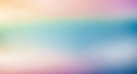 Obraz premium Abstract Blurred Gradient Background in Pastel Colors