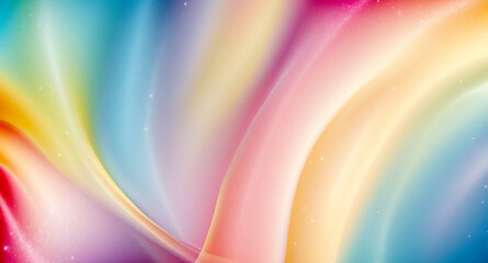 Obraz premium Abstract Rainbow Swirls
