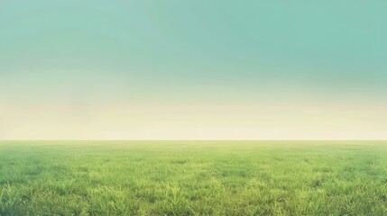 Obraz premium Gradient of a light to Green lawn banner