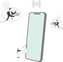 Network smart phone, Network security, network lock, internet security